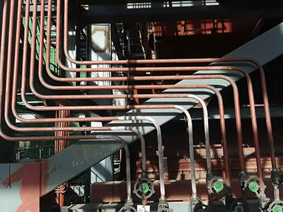 三門(mén)峽垃圾焚燒發(fā)電安裝項(xiàng)目鍋爐本體疏水排污管道